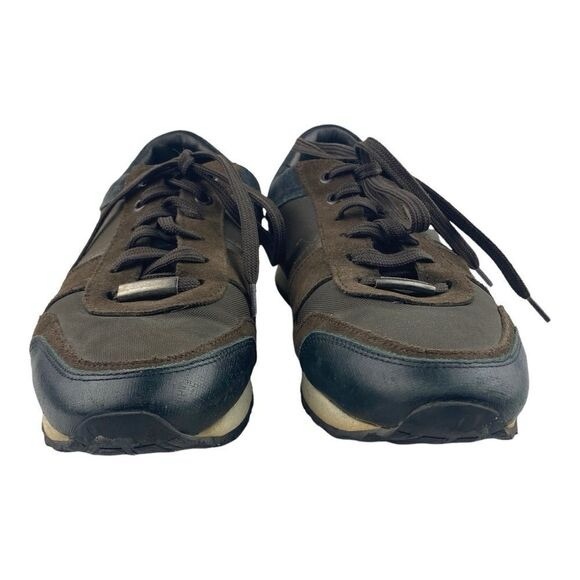 RUSSELL AND Bromley London Mens Brown & Black Fast Pace Lace Up Sneakers EU 41 - Picture 3 of 14